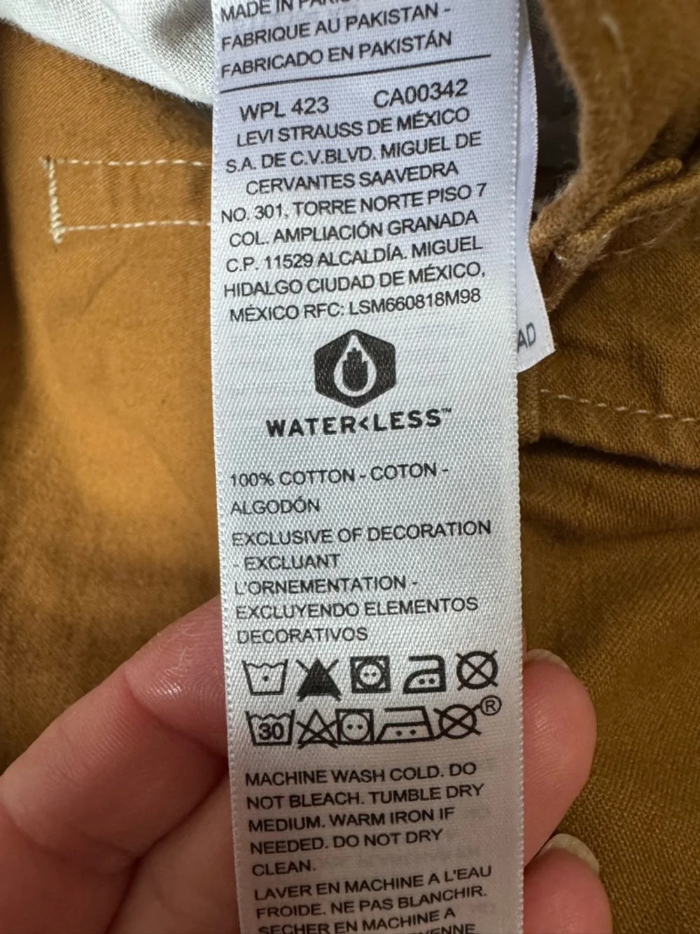 Levi's Men's Cargo Pants in Brown Tan Workwear
